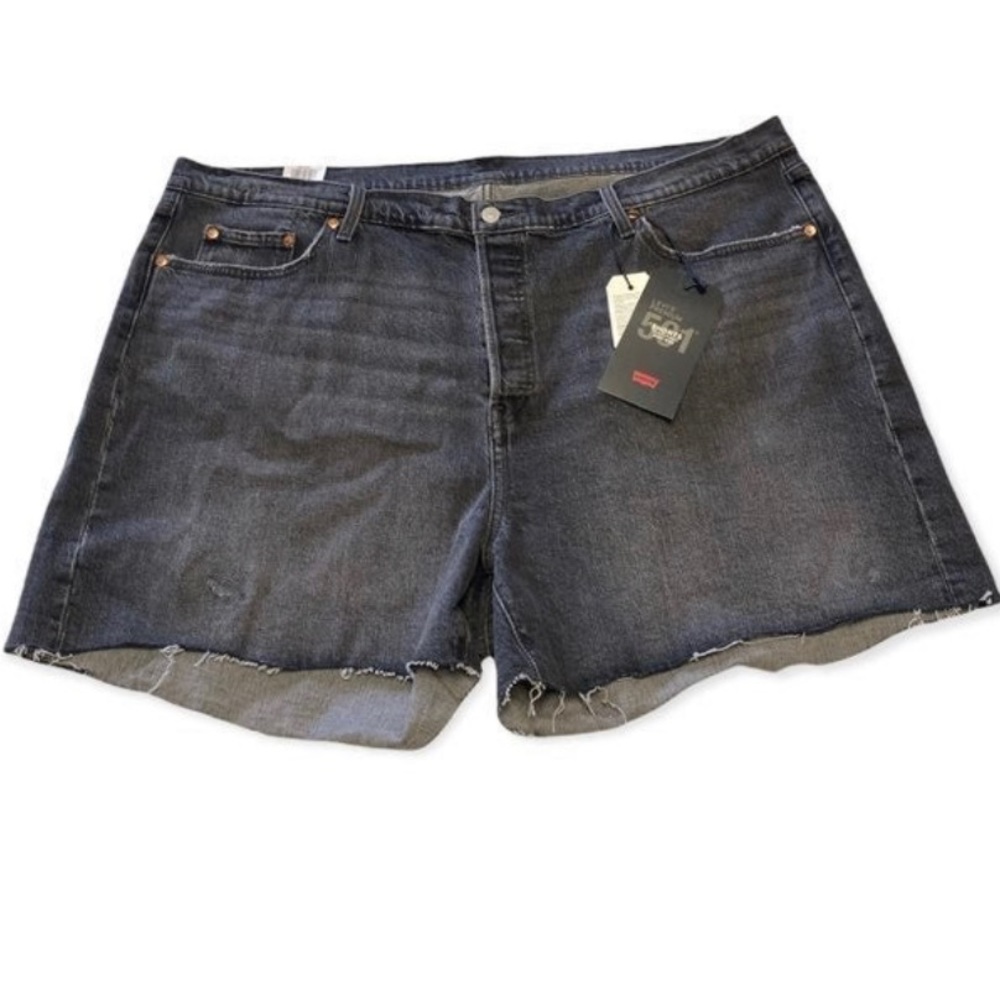 Levi’s Premium 501 denim high rise shorts